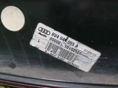 Second-hand car spare part interior left tailgate light for audi a3 sportback (8vf) design edition oem iam references   