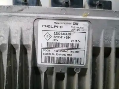 Second-hand car spare part ecu engine control for renault scenic ii pack authentique oem iam references 8200414354 r0410b024c 8200334419