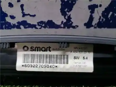 Pezzo di ricambio per auto di seconda mano interruttore per smart forfour (454) 1.1 (454.030) riferimenti oem iam a4548202310  a4548202310