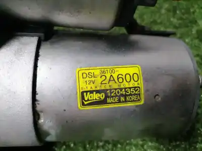 Peça sobressalente para automóvel em segunda mão motor de arranque por hyundai i20 klass active crossover referências oem iam 361002a600  361002a600