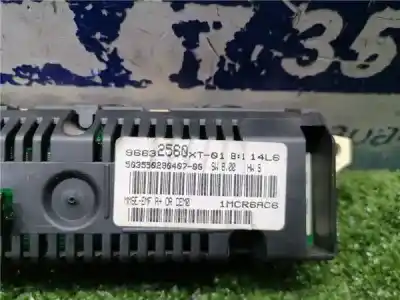 Peça sobressalente para automóvel em segunda mão display gps / multimídia por citroen c2 (jm_) 1.4 hdi referências oem iam 96632560xt  96632560xt