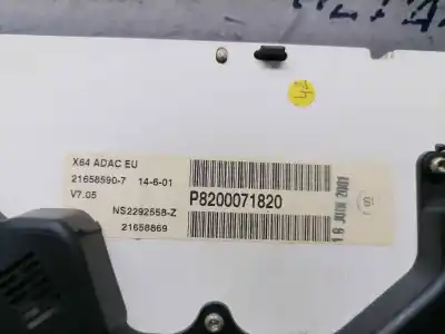 Second-hand car spare part dashboard for renault scenic (ja..) 1.9 dci authentique oem iam references p8200071820  p8200071820