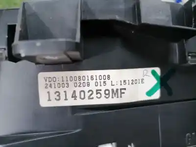 Peça sobressalente para automóvel em segunda mão quadrante por opel meriva cosmo referências oem iam 13140259mf  13140259mf