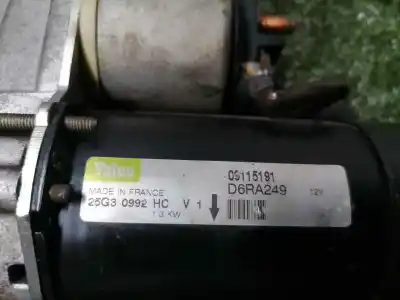 Pezzo di ricambio per auto di seconda mano motorino di avviamento per opel corsa c club riferimenti oem iam d6ra249  09115191