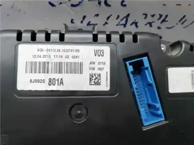Peça sobressalente para automóvel em segunda mão quadrante por seat ibiza st (6j8) 1.6 tdi 90 cv / 66 kw referências oem iam 6j0920801a  6j0920801a