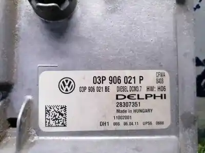 Peça sobressalente para automóvel em segunda mão centralina de motor uce por seat ibiza (6j5) reference referências oem iam 03p906021be 28307351 03p906021p