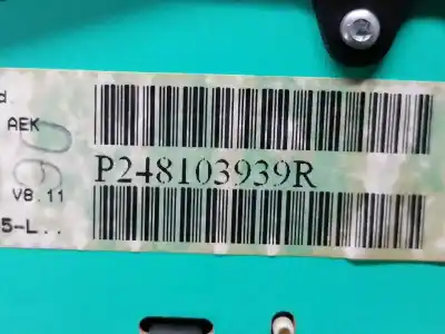 Peça sobressalente para automóvel em segunda mão quadrante por dacia sandero ambiance referências oem iam p248103939  p248103939