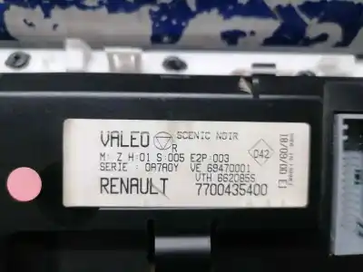 Peça sobressalente para automóvel em segunda mão comando de sofagem (chauffage / ar condicionado) por renault scenic rx4 (ja0) 1.9 dci diesel cat referências oem iam 7700435400  7700435400