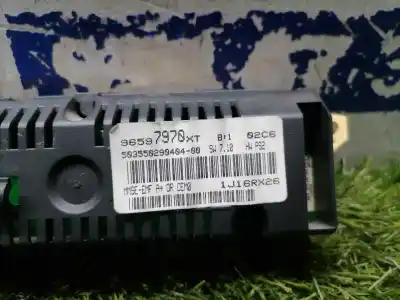 Second-hand car spare part multifunction display for citroen c3 1.4 hdi cool oem iam references 96597970xt  96597970xt