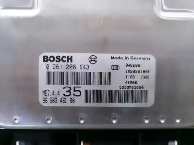 Second-hand car spare part ecu engine control for peugeot 307 break / sw (s1) break xr oem iam references 9650346180  0261206943
