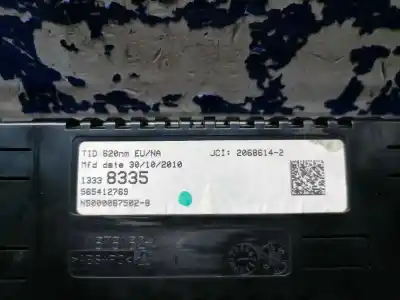 Second-hand car spare part multifunction display for opel meriva b cosmo oem iam references 13338335  13338335