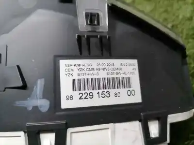 Peça sobressalente para automóvel em segunda mão quadrante por peugeot 208 style referências oem iam 9822915380  9822915380