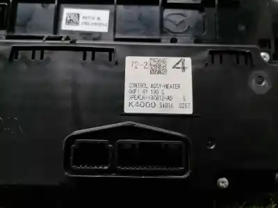 Peça sobressalente para automóvel em segunda mão comando de sofagem (chauffage / ar condicionado)  por mazda 6 lim. (gh) (.2012->) 2.2 turbodiesel cat referências oem iam k4000  gmf161190c