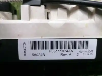 Peça sobressalente para automóvel em segunda mão comando de sofagem (chauffage / ar condicionado)  por jeep compass limited referências oem iam p55111874aa  p55111874aa