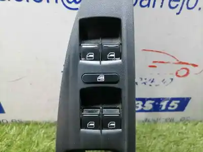 Peça sobressalente para automóvel em segunda mão botão / interruptor elevador vidro dianteiro esquerdo por seat altea (5p1) green referências oem iam   