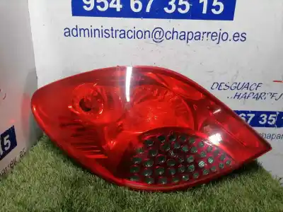 Peça sobressalente para automóvel em segunda mão farolim traseiro esquerdo por peugeot 207 sport referências oem iam   