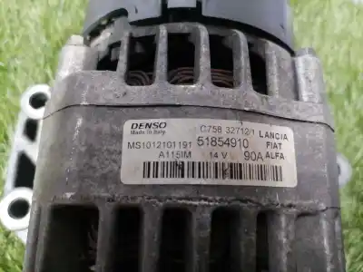 Peça sobressalente para automóvel em segunda mão alternador por fiat doblo active referências oem iam ms1012101191  51854910