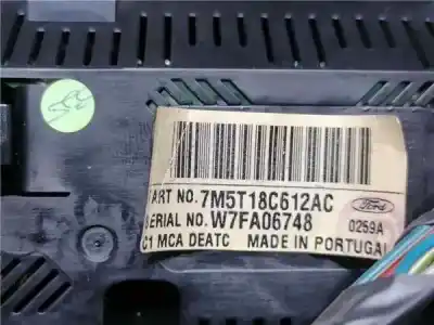 Pièce détachée automobile d'occasion commande de climatisation / chauffage pour ford focus c-max (cap) 2.0 tdci cat références oem iam 7m5t18c612ac  7m5t18c612ac