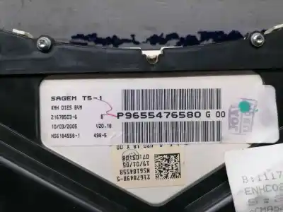 Second-hand car spare part dashboard for peugeot 307 break / sw (s1) 9hy oem iam references p9655476580  p9655476580