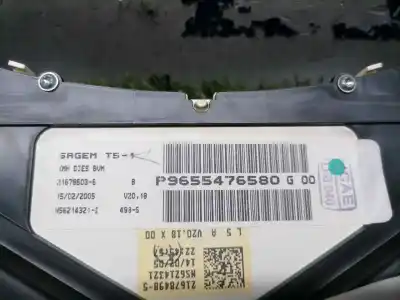 Second-hand car spare part dashboard for peugeot 307 break / sw (s1) break xr oem iam references p9655476580  p9655476580