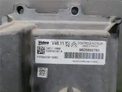 Second-hand car spare part ecu engine control for citroen c3 1.0 vti oem iam references hw9800913080  9805895780