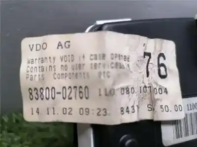 Peça sobressalente para automóvel em segunda mão quadrante por toyota corolla (e12) 2.0 d-4d referências oem iam 8380002760  8380002760