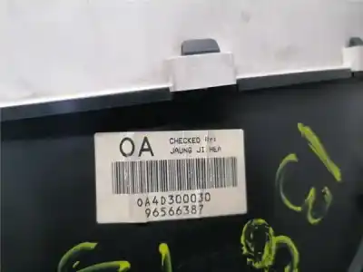 Second-hand car spare part dashboard for daewoo matiz 0.8 cat oem iam references 96566387  96566387