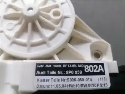 Pezzo di ricambio per auto di seconda mano motore alzacristalli anteriore destro per audi a3 (8p1) 2.0 tdi 16v riferimenti oem iam 0130822205  8p0959802a