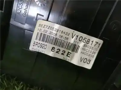 Peça sobressalente para automóvel em segunda mão quadrante por seat toledo (5p2) 2.0 tdi 16v referências oem iam 5p0920822e  5p0920822e