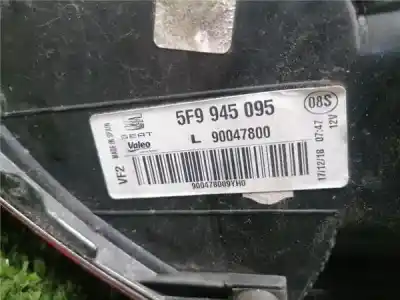 Second-hand car spare part left tailgate light for seat leon 1999-sin a/c - ref: 1j1819021a oem iam references 5f995095  5f9945095