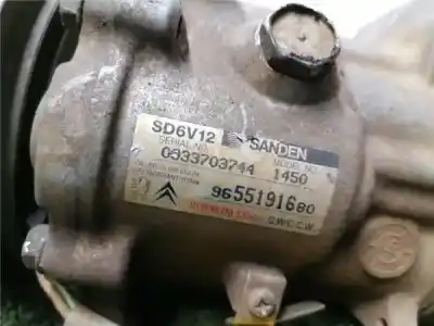 Peça sobressalente para automóvel em segunda mão compressor de ar condicionado a/a a/c por citroen c2 (jm_) 1.4 hdi referências oem iam 9655191680  9655191680