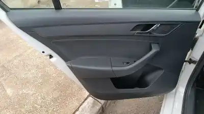 Second-hand car spare part left rear door trim for skoda rapid active oem iam references 