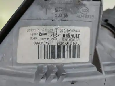 Second-hand car spare part left headlight for renault laguna iii authentique oem iam references 260600038r
