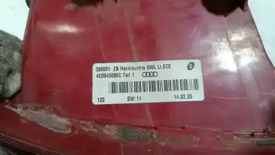 Second-hand car spare part left tailgate light for audi a8 (4e2) 4.0 tdi quattro oem iam references 4e0945095c  