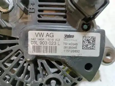 Peça sobressalente para automóvel em segunda mão alternador por audi a3 cabrio (8ve) basic quattro referências oem iam 03l903023l