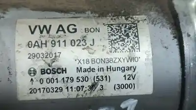 Second-hand car spare part starter motor for seat leon sc (5f5) i-tech oem iam references 0ah911023j  