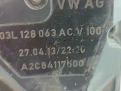 Peça sobressalente para automóvel em segunda mão BORBOLETA DE ADMISSÃO por AUDI A4 B8 (8K2)  Referências OEM IAM 03L128063AF  