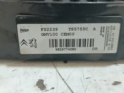 Peça sobressalente para automóvel em segunda mão termoventilador elétrico por citroen c3 elle referências oem iam 