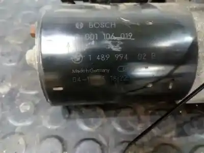 Peça sobressalente para automóvel em segunda mão motor de arranque por mini mini (r50, r53) cooper referências oem iam 0001106019