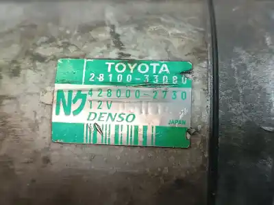 Piesă de schimb auto la mâna a doua electromotor pentru toyota corolla (_e12_) 1.4 d (nde120_) referințe oem iam 2810033080 03h14 4280002730