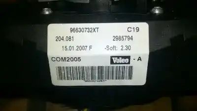 Second-hand car spare part multifunction switch for peugeot 207 urban oem iam references 96630732xt  