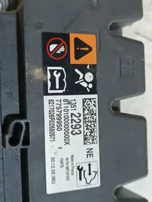 Second-hand car spare part AIRBAG CONTROL UNIT for OPEL ZAFIRA TOURER  OEM IAM references 775799950  