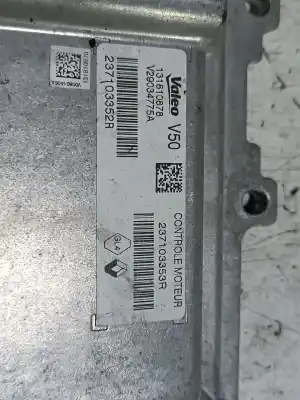 Second-hand car spare part ecu engine control for renault captur helly hansen 90 cv / 66 kw oem iam references 237103353r v29034775a 131810878