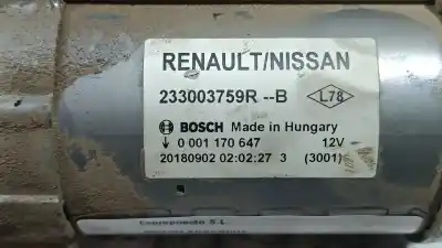 Автозапчастина б/у двигун запускається для dacia dokker stepway essential посилання на oem iam 233003759r  