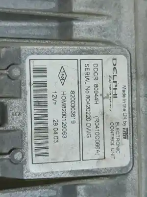 Автозапчасти б/у блок управления двигателем за renault clio ii fase ii (b/cb0) base authentique 65 cv / 48 kw ссылки oem iam 8200303619  8200129063