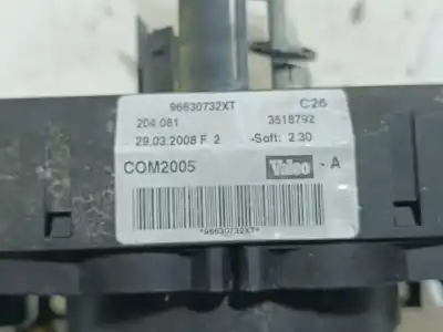Second-hand car spare part multifunction switch for peugeot 207 confort oem iam references 96630732xt  