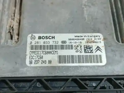 Pièce détachée automobile d'occasion calculateur moteur ecu pour peugeot 3008 1.6 blue-hdi fap références oem iam 1617872880 9823724980 edc17c60 