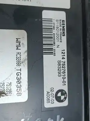 Second-hand car spare part ecu engine control for mini mini (r50, r53) one oem iam references s118012001n  1214752761001