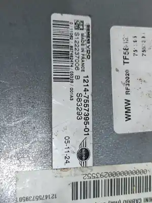 Second-hand car spare part ECU ENGINE CONTROL for MINI MINI (R50, R53)  OEM IAM references 1214755739501  S122237006B