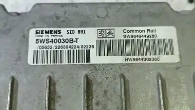 Peça sobressalente para automóvel em segunda mão centralina de motor uce por peugeot 307 break / sw (s1) break xr referências oem iam 5ws40030bt